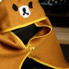 rilakkuma-cloak-shawl-on chair 3